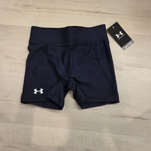 Under Armour Women's Navy Compression Shorts